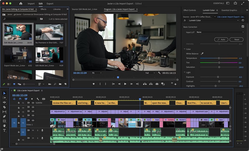 hỗ trợ edit video đa định dạng