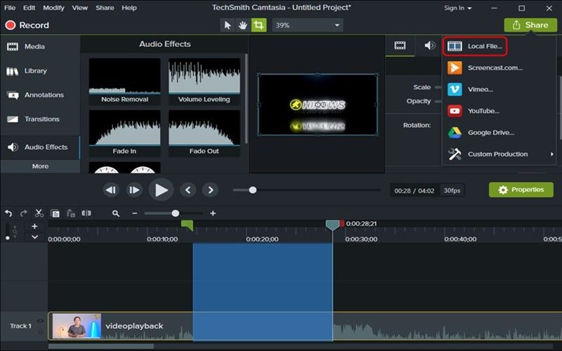 edit video dễ dàng
