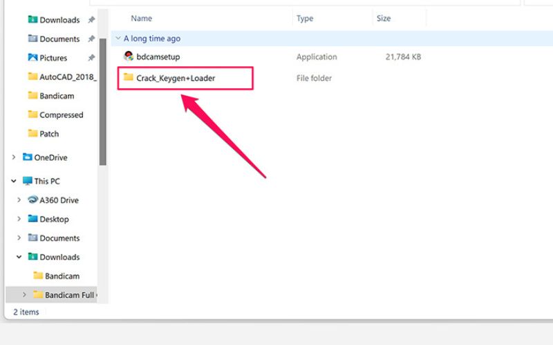 chạy file crack keygen