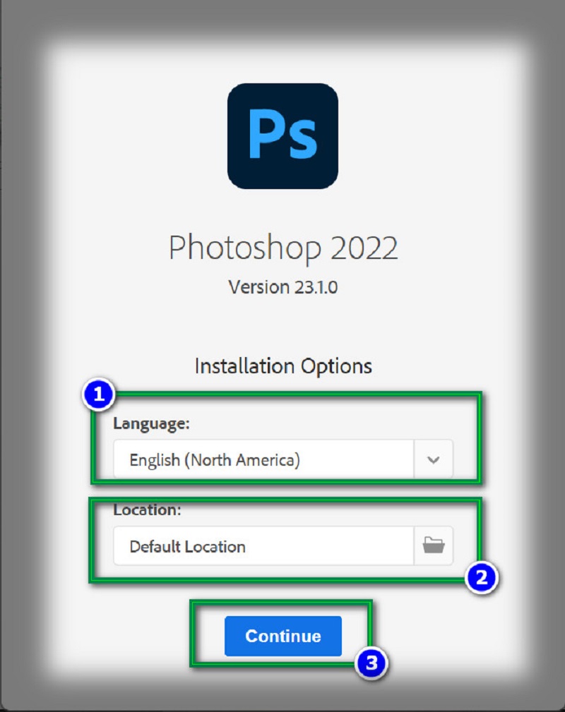 chon ngôn ngữ cài đặt
