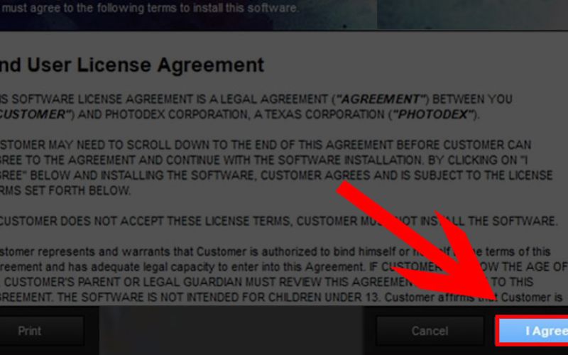 đồng ý điều khoản