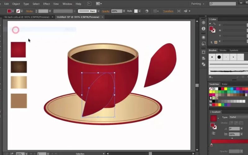 Hệ thống công cụ Pen và Shape linh hoạt