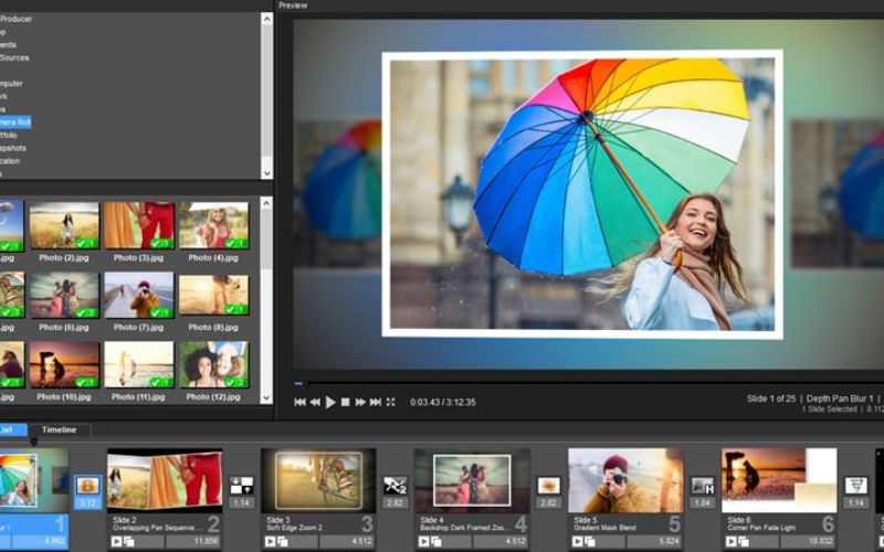 Kho hiệu ứng chuyển cảnh đa dạng