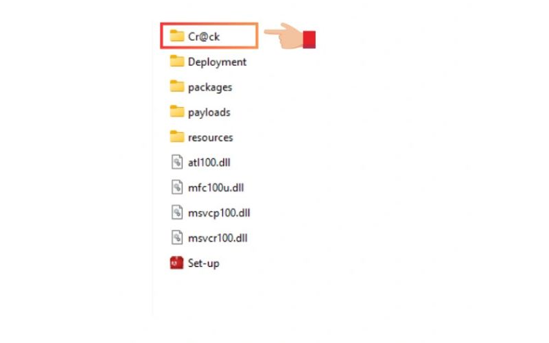 Truy cập thư mục kích hoạt đi kèm bộ cài