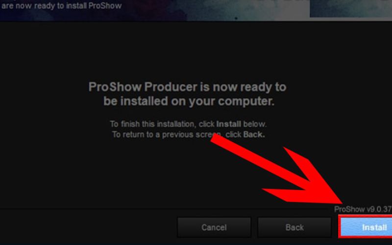 nhấn install để tiến hành cài đặt