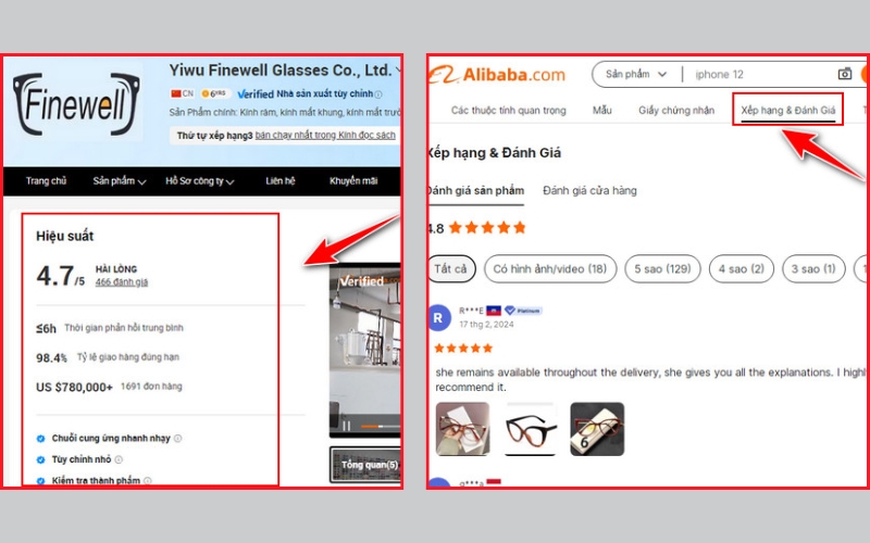 Kiểm tra độ uy tín của shop và sản phẩm