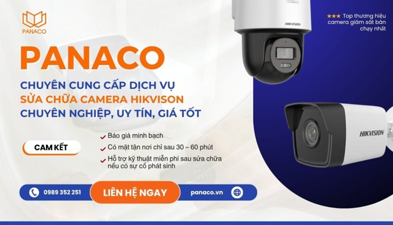 dịch vụ sửa chữa camera hikvision