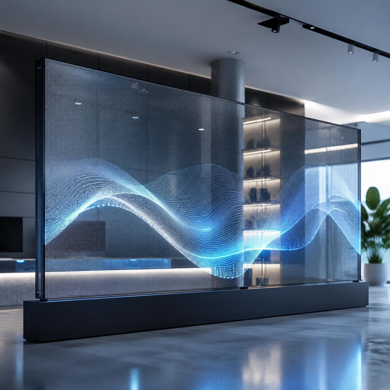 Màn hình led trong suốt hoạt động ra sao? Góc nhìn công nghệ